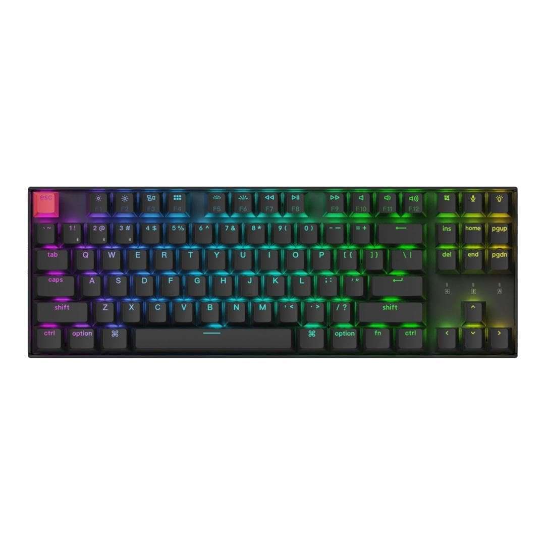 Keychron K8 QMK 80 RGB Black Wireless Mechanical Keyboard K8X-H1