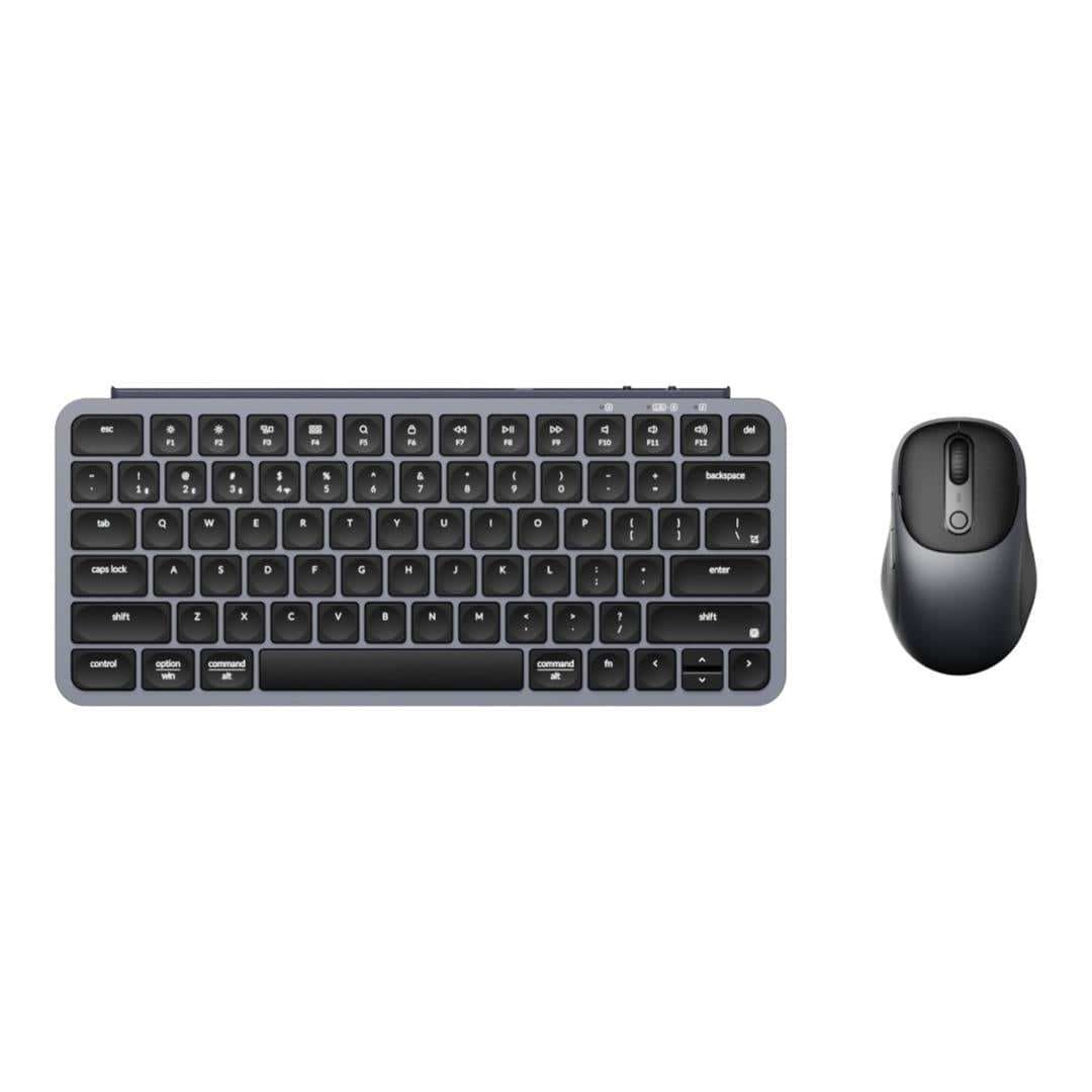 Keychron B1 Pro and BM24 75 Layout Wireless Keyboard and Mouse Combo - Space Grey KCBD3