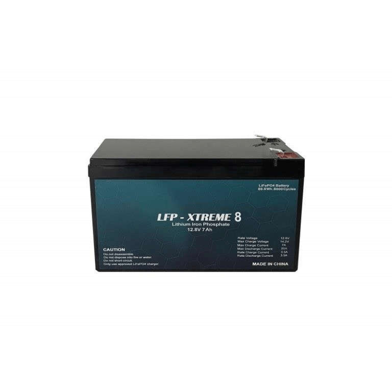 Octopi Energy LFP Xtreme 12V 8Ah Lithium LiFePO4 Battery LFP-XTREME8