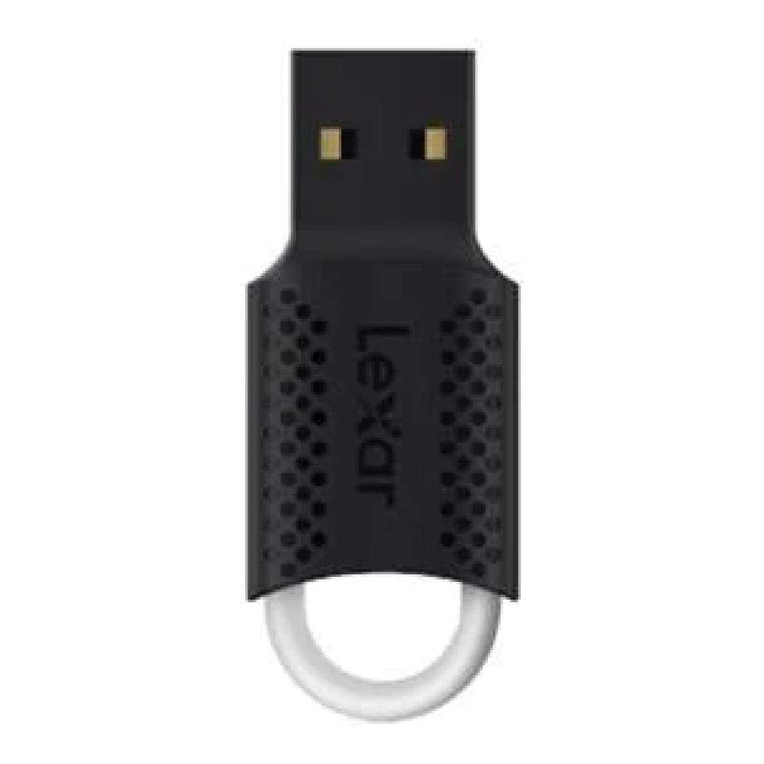 Lexar JumpDrive V40 32GB USB Flash Drive Black White LJDV40-32GAB