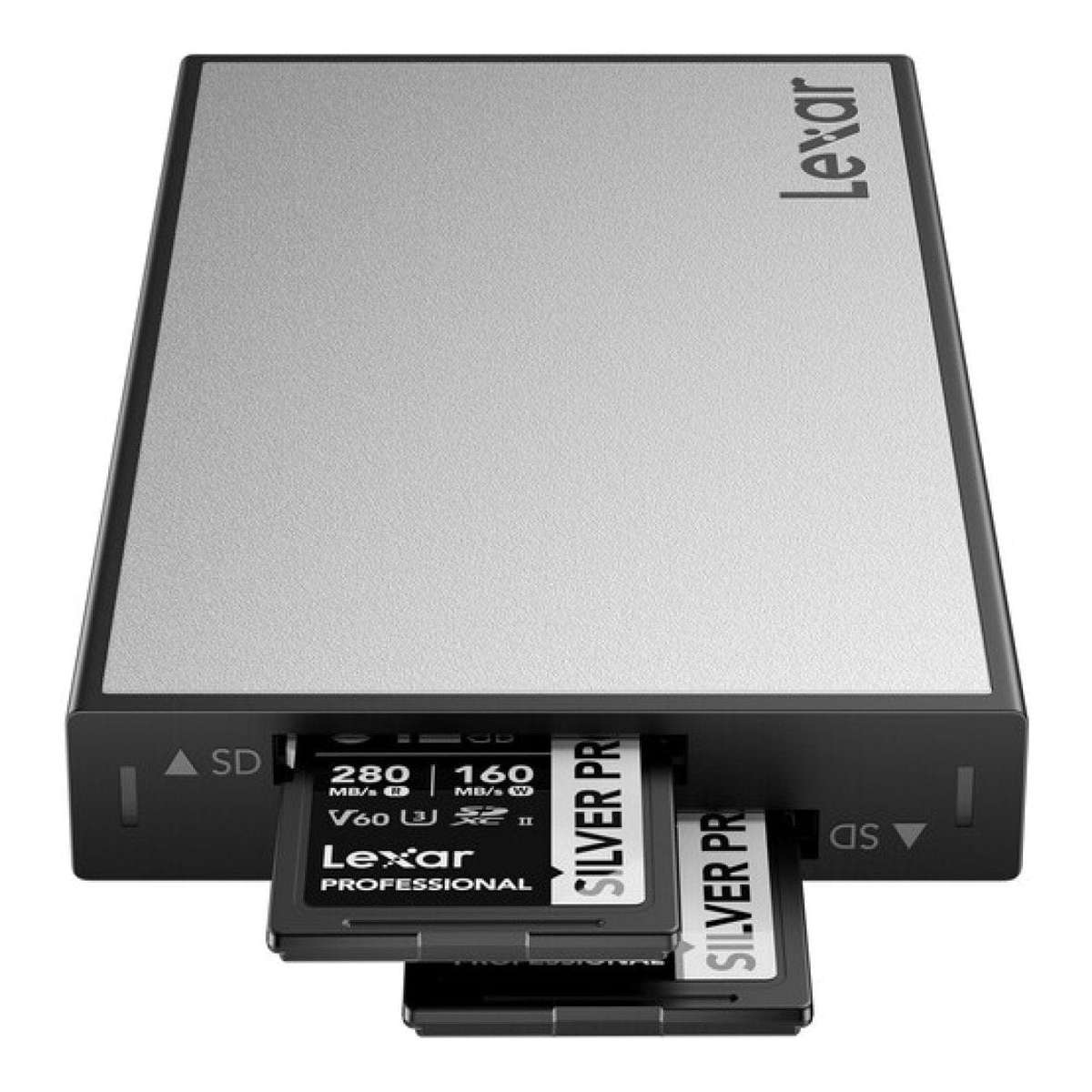 Lexar WF720 Professional Workflow Dual-Slot SD Card Reader LPWF720N-4ANGL