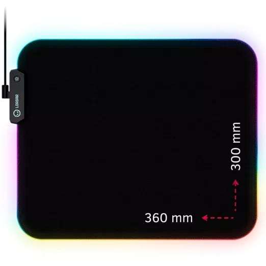 Lorgar Steller 913 RGB Gaming Mouse Pad Black LRG-GMP913