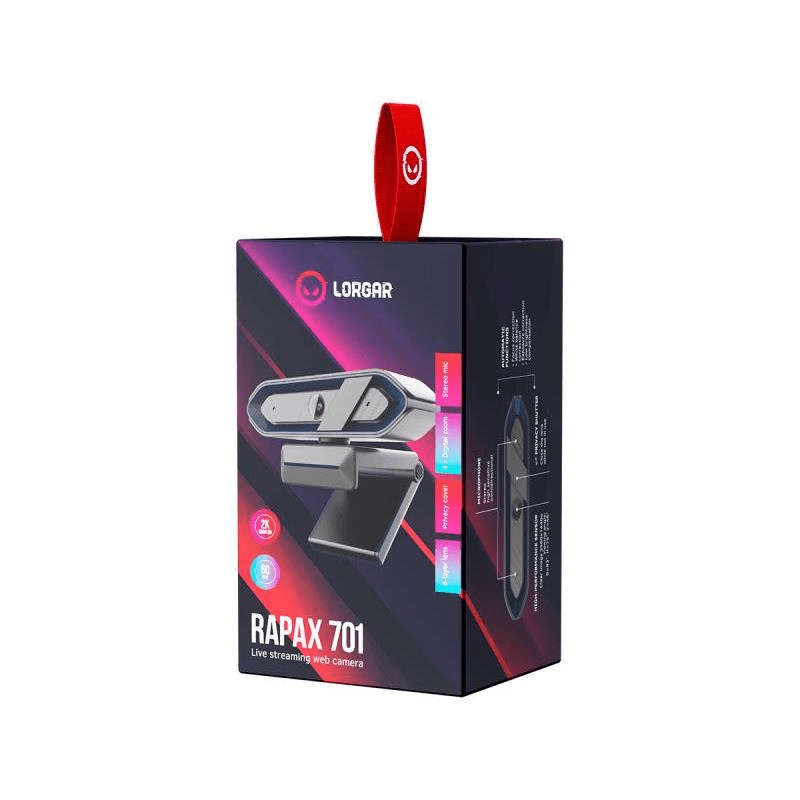 Lorgar Rapax 701 2K Streaming Webcam Blue LRG-SC701BL