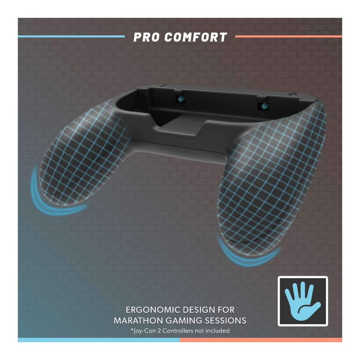 Hyperkin Pro Handle Attachment Set for Joy-Cons 2 Controller 2-pack M07717