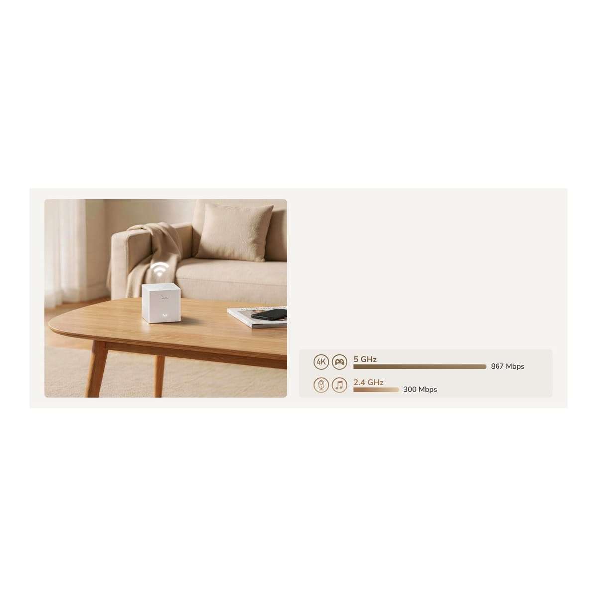Cudy M1200 V2 AC1200 Whole-home Mesh Wi-Fi System 3-pack M1200(3-pack) V2