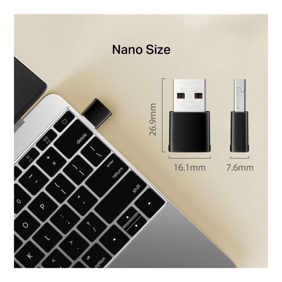 Mercusys N300 Nano Wireless USB Dongle MA12N