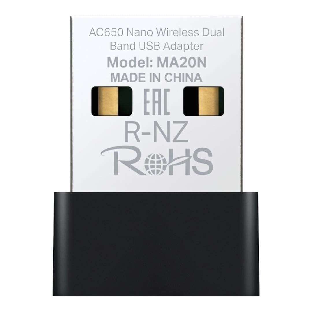 Mercusys AC650 Nano Wireless Dual Band USB Adapter MA20N
