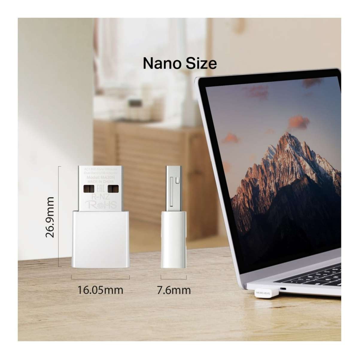 Mercusys AC1300 Nano Wireless USB Dongle MA30N