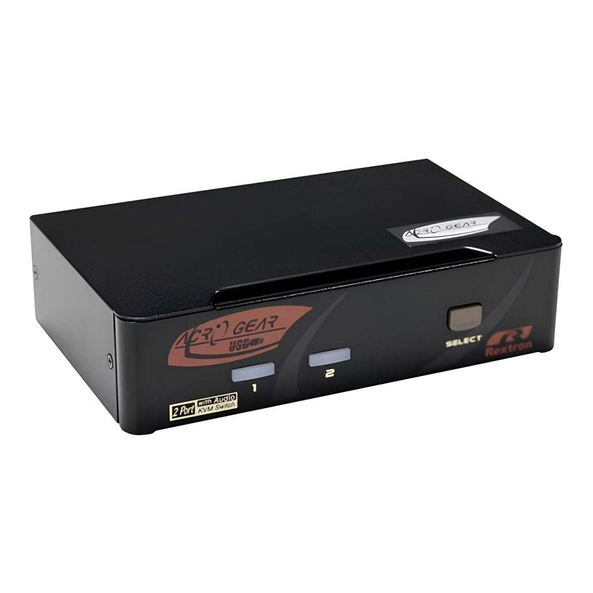 Rextron 2-port HDMI KVM Switch with USB 2.0 and Two-way Audio MAAG-112