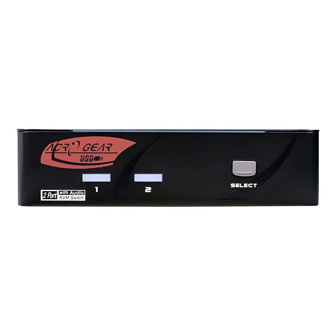 Rextron 2-port HDMI KVM Switch with USB 2.0 and Two-way Audio MAAG-112