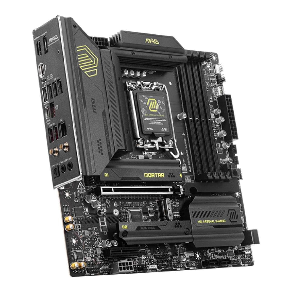 MSI MAG B860M MORTAR Wi-Fi Intel LGA 1851 AI-Ready mATX Motherboard