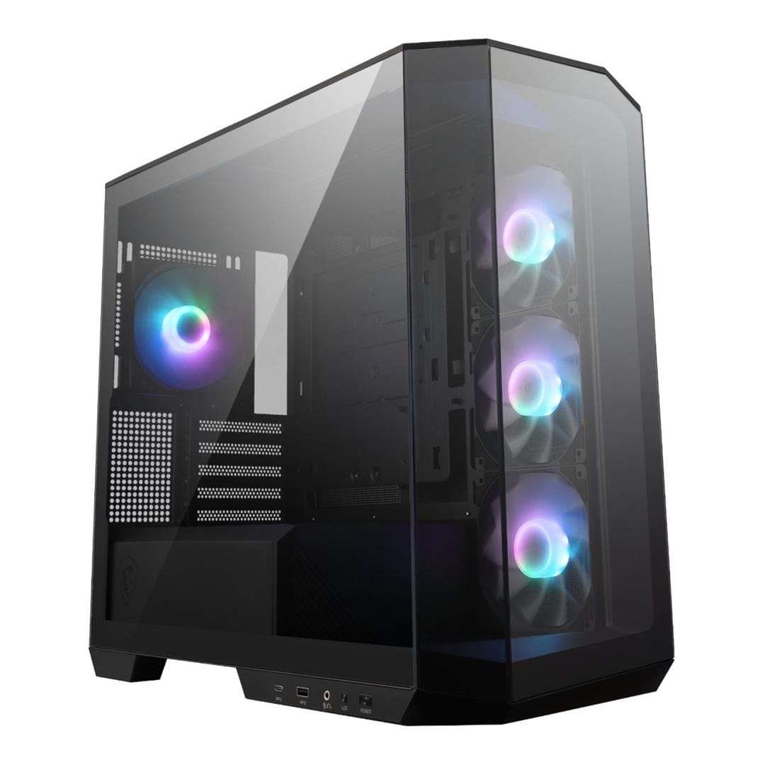 MSI MAG PANO M100R PZ Micro Tower PC Case Black