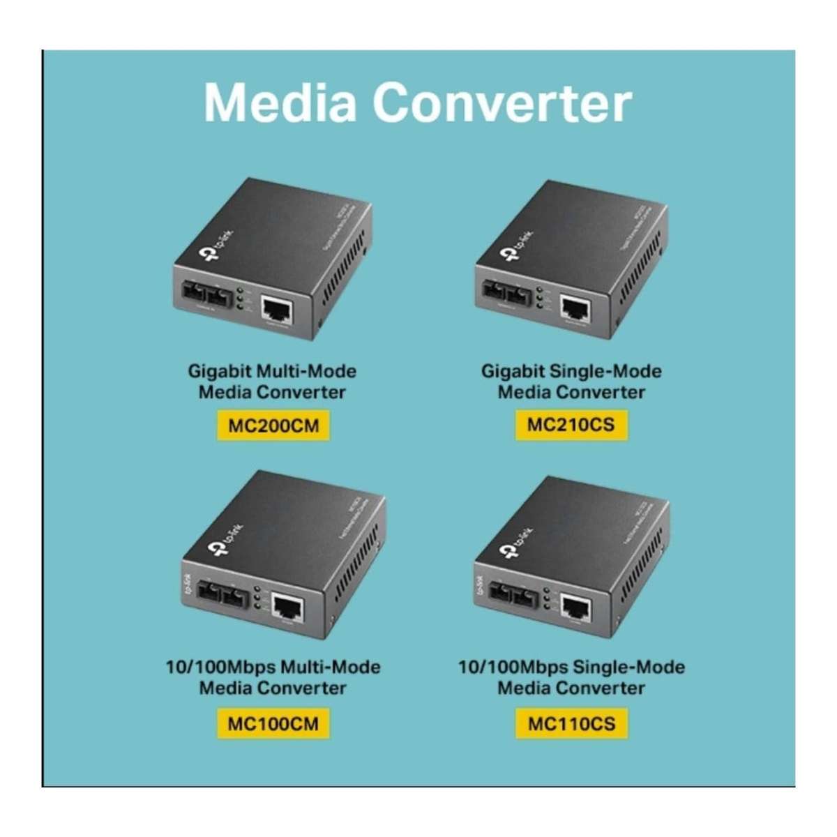 TP-Link Omada MC110CS Fast Ethernet Single-Mode Media Converter