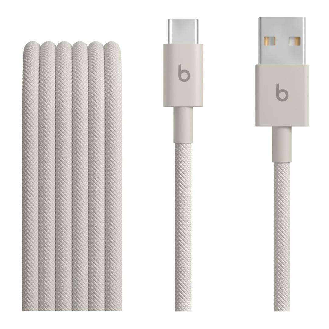Beats by Dr. Dre 1.5m USB-A to USB-C Woven Cable - Surge Stone MDGJ4EE/A
