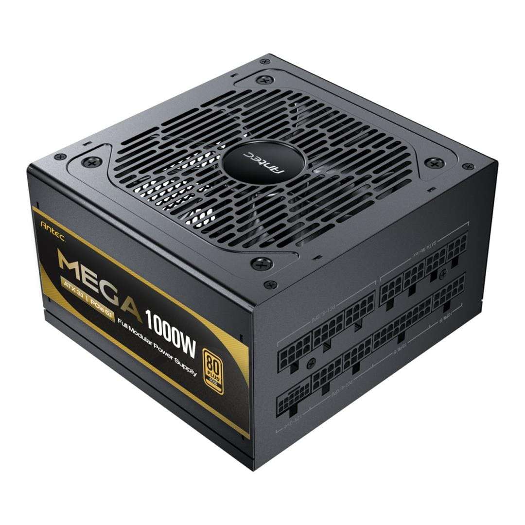 Antec MEGA 1000W 80 PLUS Gold ATX3.1 PCIE5.1 Fully Modular Power Supply MEGA1000