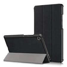 Tuff-Luv Smart Case and Stand for Lenovo M8 TB-8505X Black MF369V2