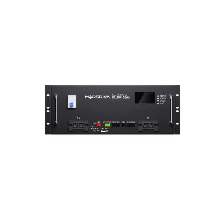 Marsriva 51.2V 100Ah Storage LiFePO4 Battery Module MR-PBLF48 100