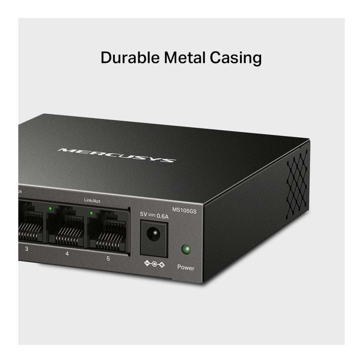 Mercusys MS105GS 5-Port Gigabit Desktop Switch
