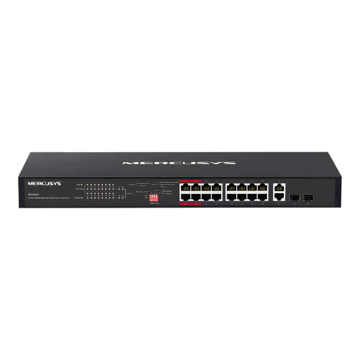 Mercusys MS120GP 20-Port Gigabit 16-Port PoE+ Rackmount Switch