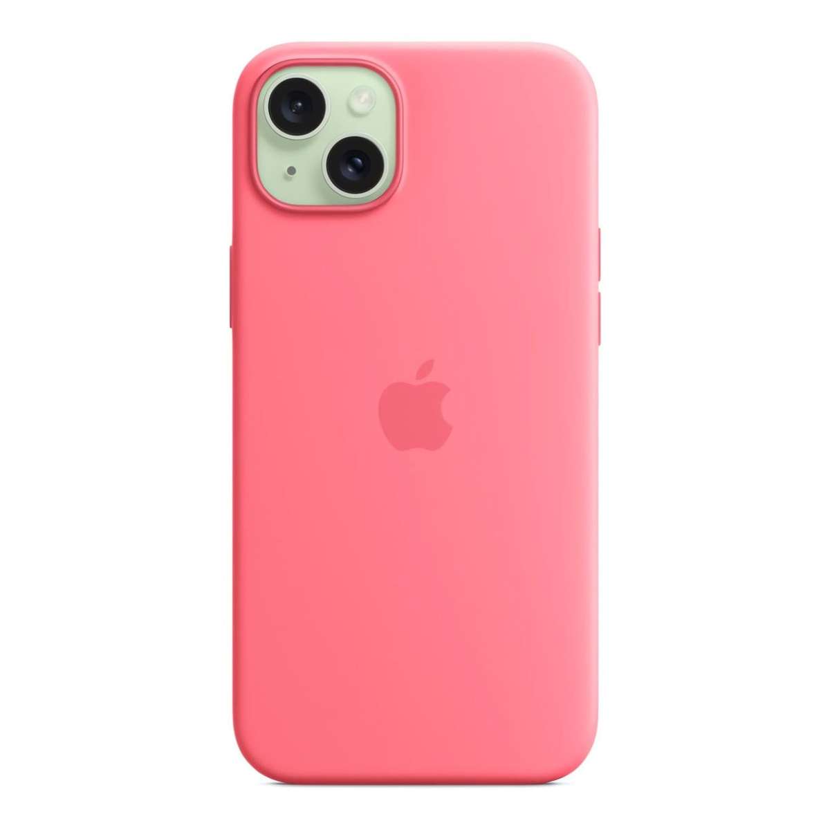 Apple iPhone 15 Pink Silicone Case with MagSafe Support