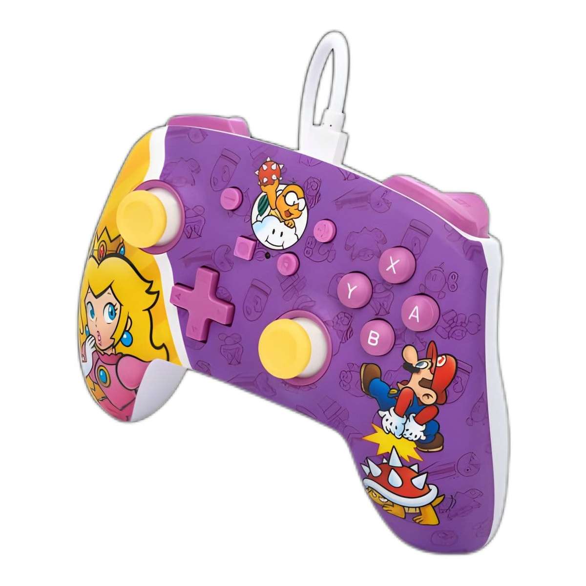 PowerA Nintendo Switch Enhanced Wired Controller -  Princess Peach Battle NSGP0092-01