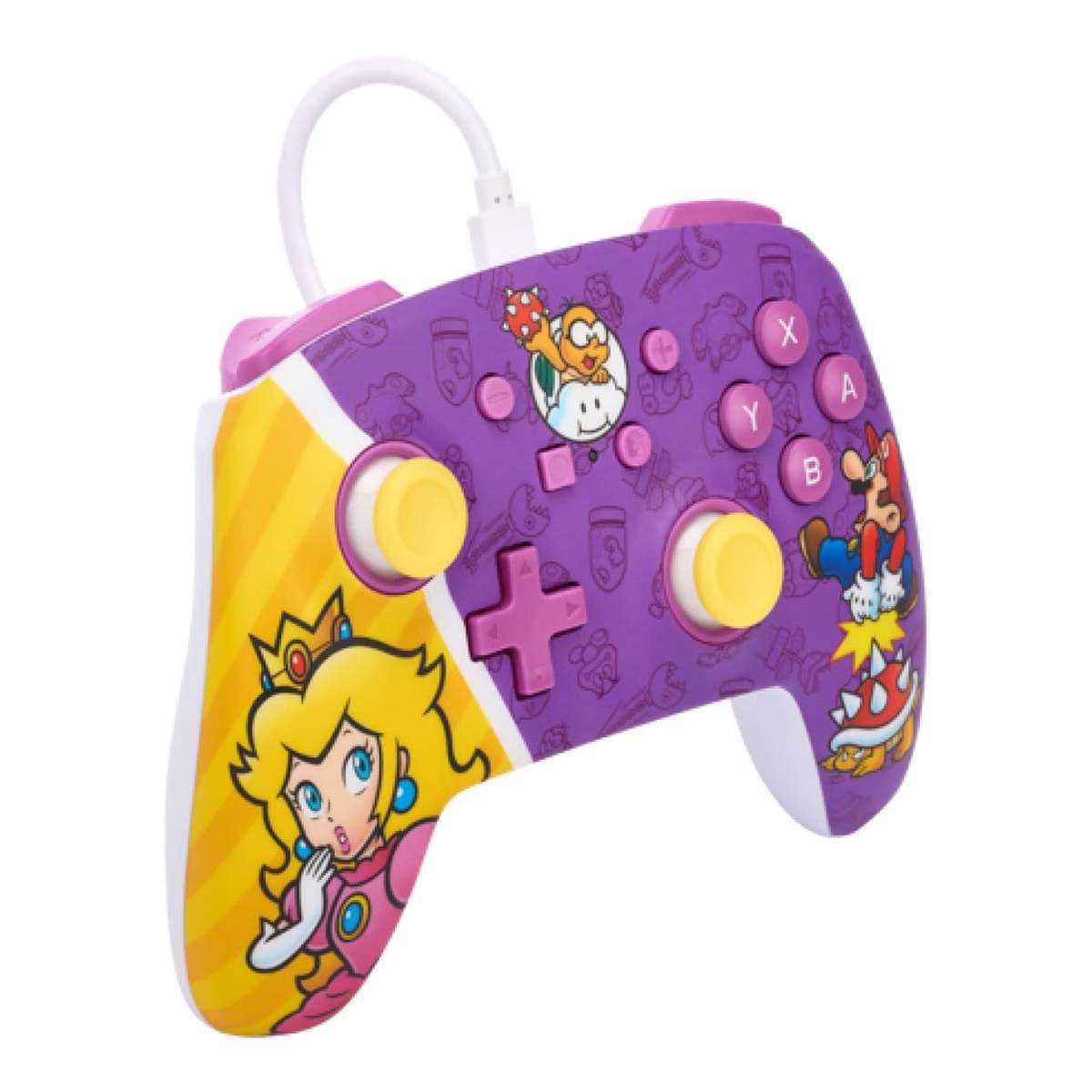 PowerA Nintendo Switch Enhanced Wired Controller -  Princess Peach Battle NSGP0092-01