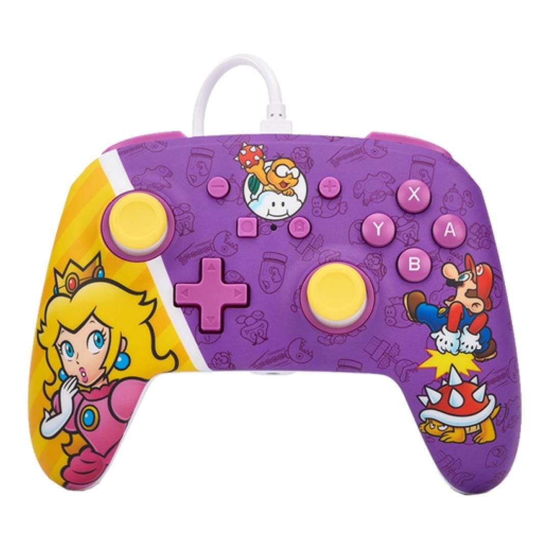 PowerA Nintendo Switch Enhanced Wired Controller -  Princess Peach Battle NSGP0092-01