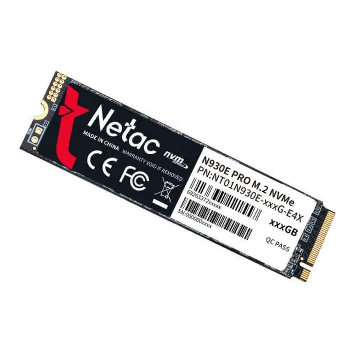 Netac N930E PRO M.2 512GB PCIe 3.0 NVMe Internal SSD NT01N930E-512G-E4X