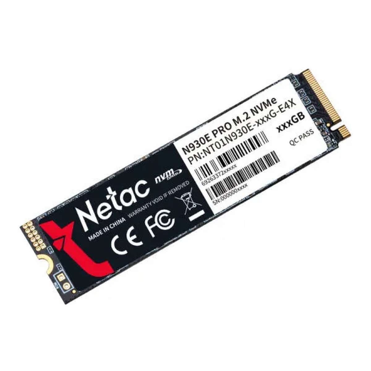 Netac N930E PRO M.2 512GB PCIe 3.0 NVMe Internal SSD NT01N930E-512G-E4X