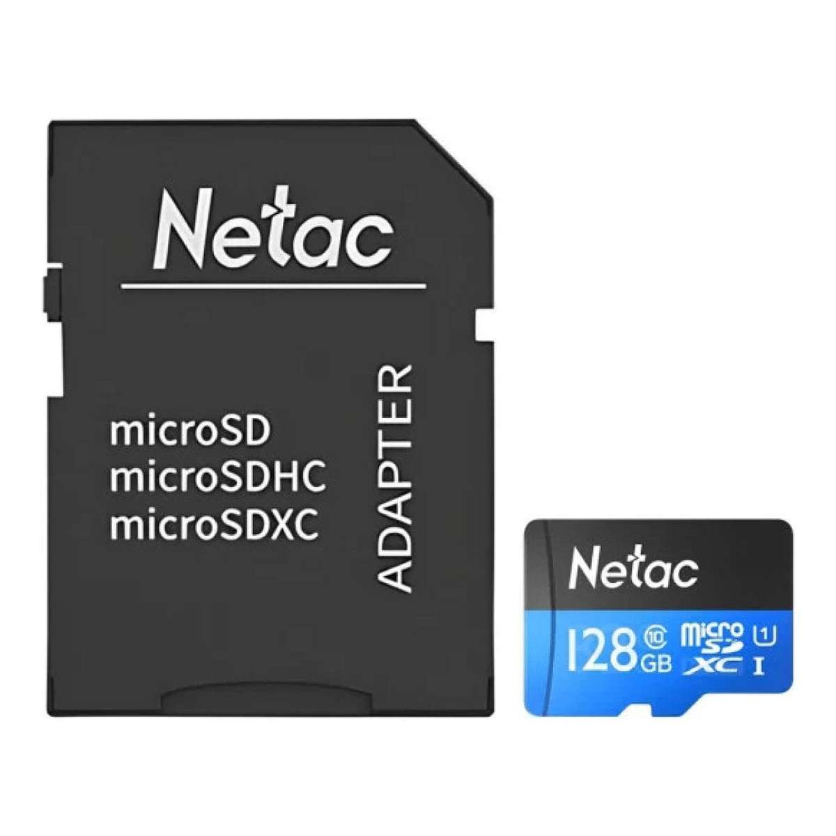 Netac P500 128GB MicroSD Memory Card with Adapter NT02P500STN-128GB