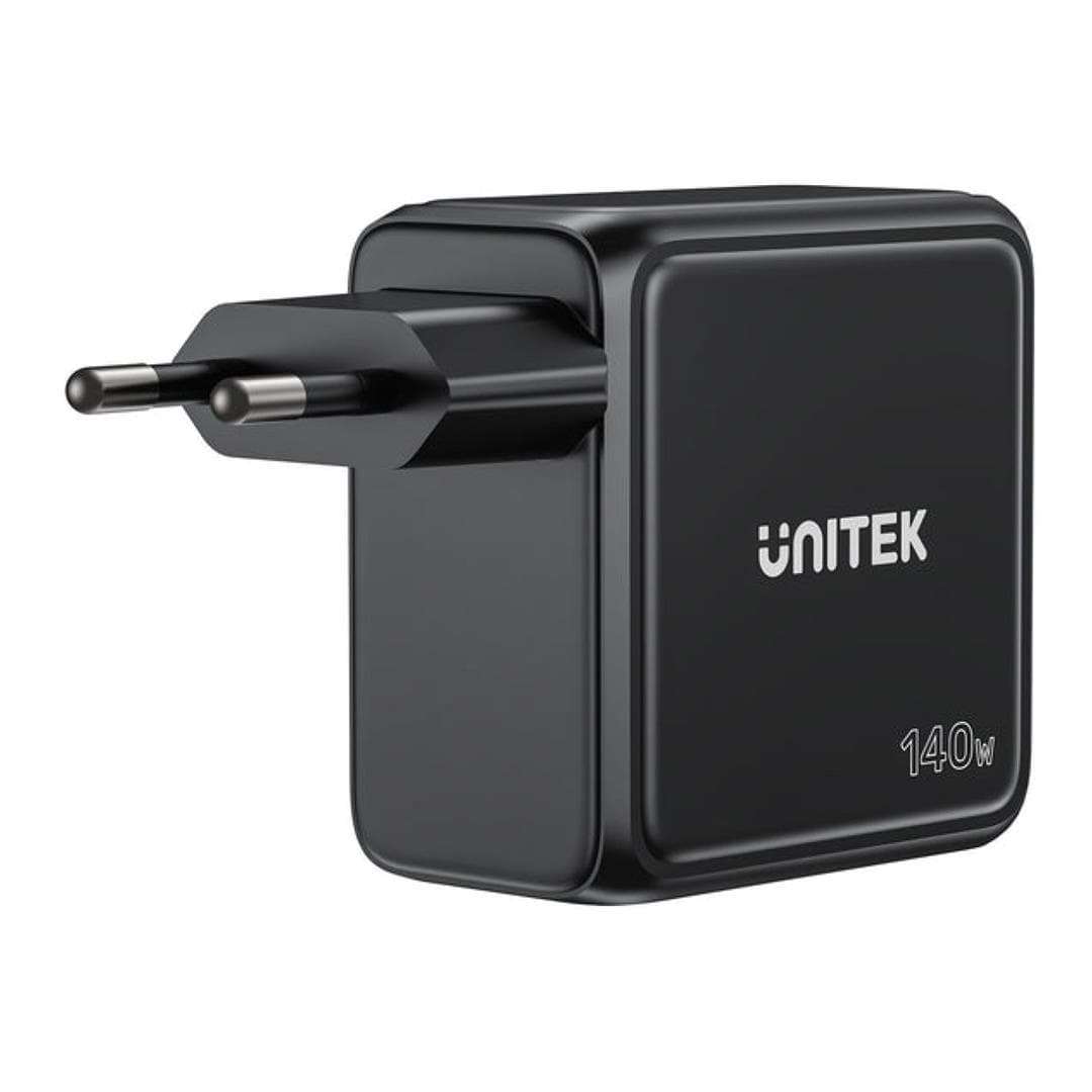 Unitek Rexo 140W 4-port GaN Charger with Smart Display P1132ABK-EU
