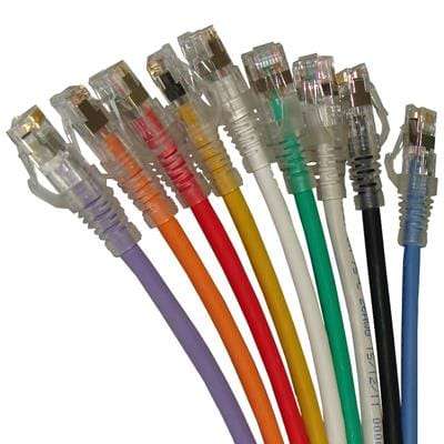 Molex 2m PowerCat 6A Shielded Patch Cord Orange PCD-07001-0N