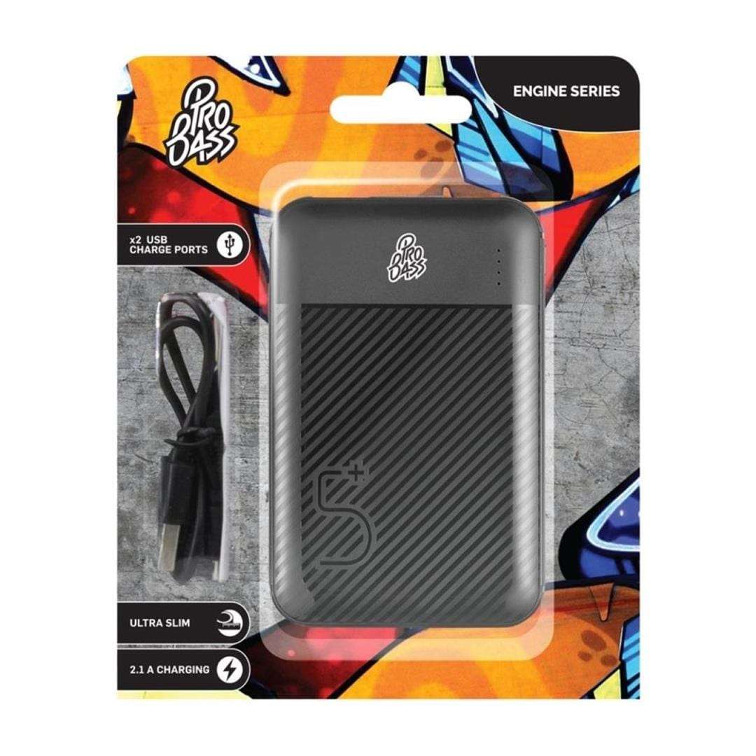Pro Bass Engine 5000mAh Series Powerbank Black PR-9004-BK(V3)