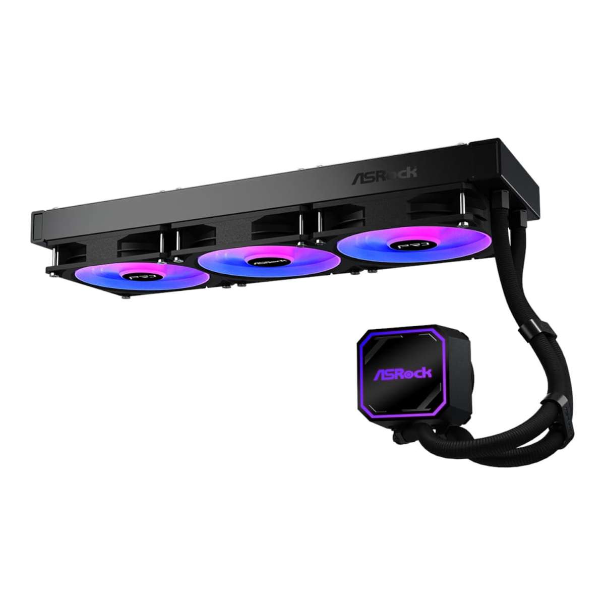 ASRock PRO 360 ARGB AIO Liquid CPU Cooler Black