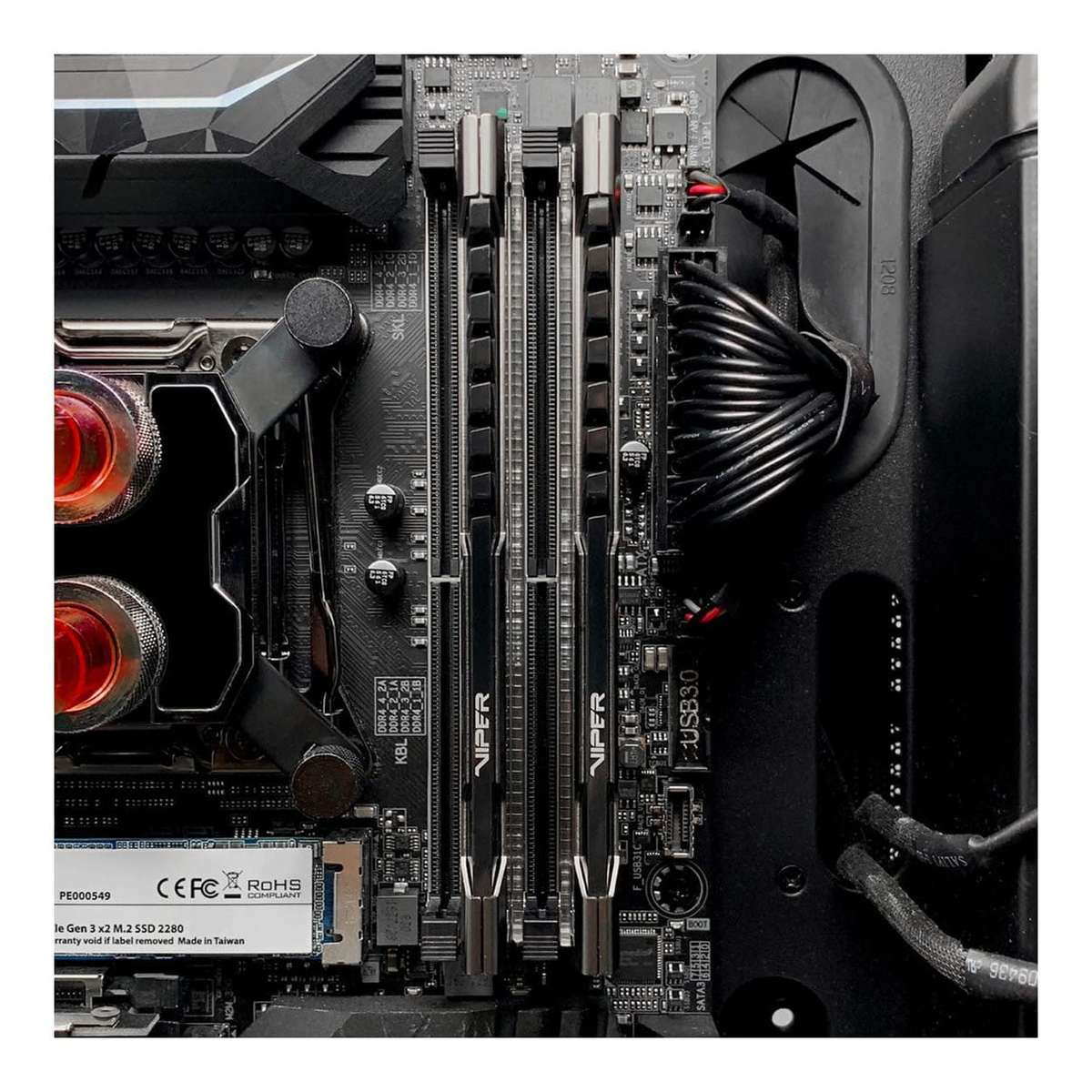 Patriot Viper Steel PVS432G320C6K Memory Module 32GB DDR4 3200MHz