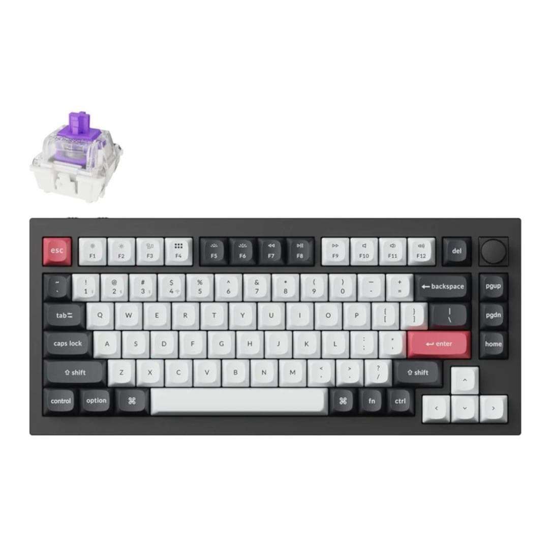Keychron Q1H-M1 QMK Wireless Custom Keyboard Black