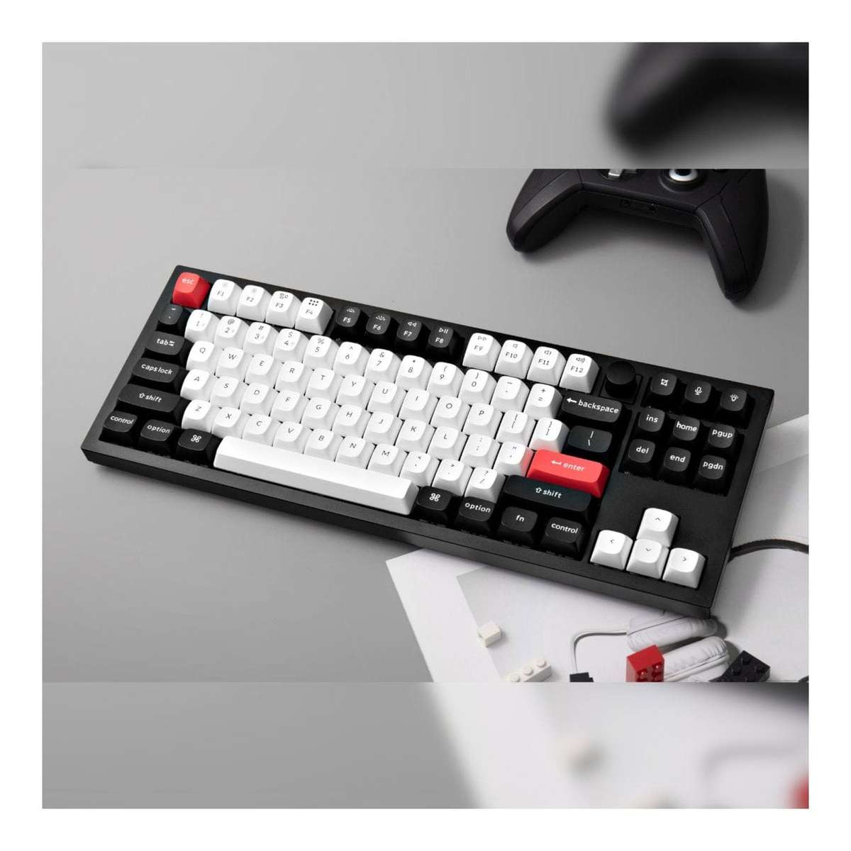 Keychron Q3 HE QMK Wireless Custom Mechanical Keyboard Carbon Black Q3H-M1