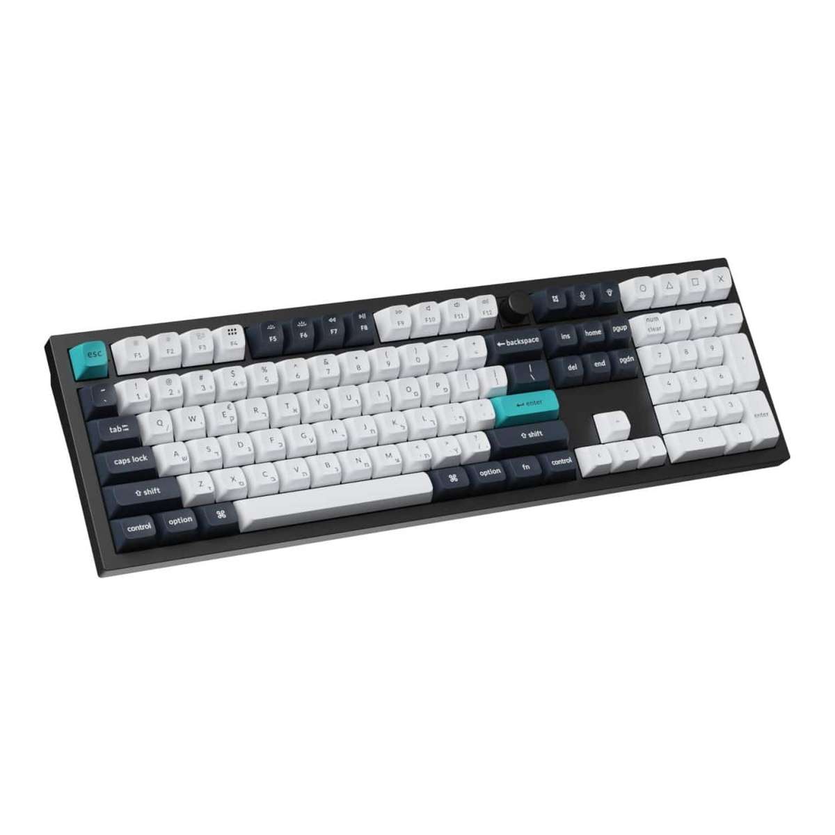 Keychron Q6 MAX Red Switch Hot-Swap Gateron Jupiter RGB Wireless Keyboard Black Q6M-M1