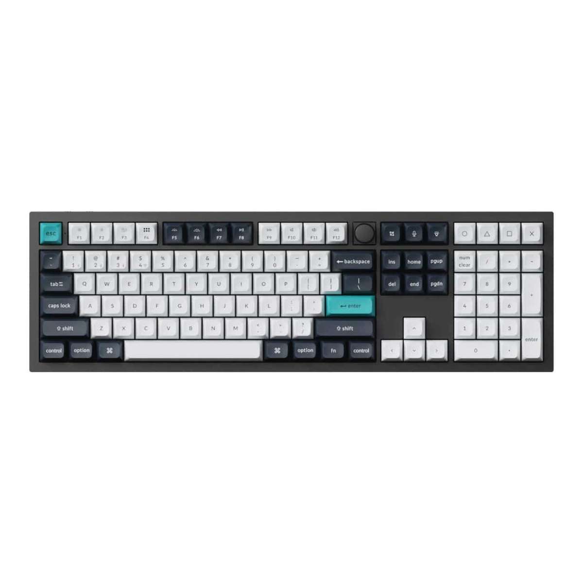 Keychron Q6 MAX Red Switch Hot-Swap Gateron Jupiter RGB Wireless Keyboard Black Q6M-M1
