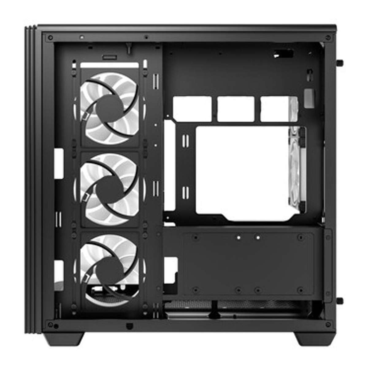 DeepCool CG590U 5F ATX ARGB Gaming PC Case Black R-CG590U-BKAGA5-G