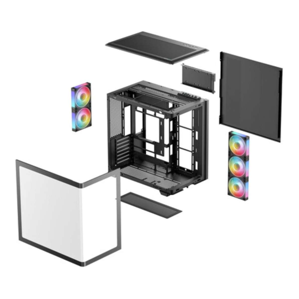 DeepCool CG590U 5F ATX ARGB Gaming PC Case Black R-CG590U-BKAGA5-G