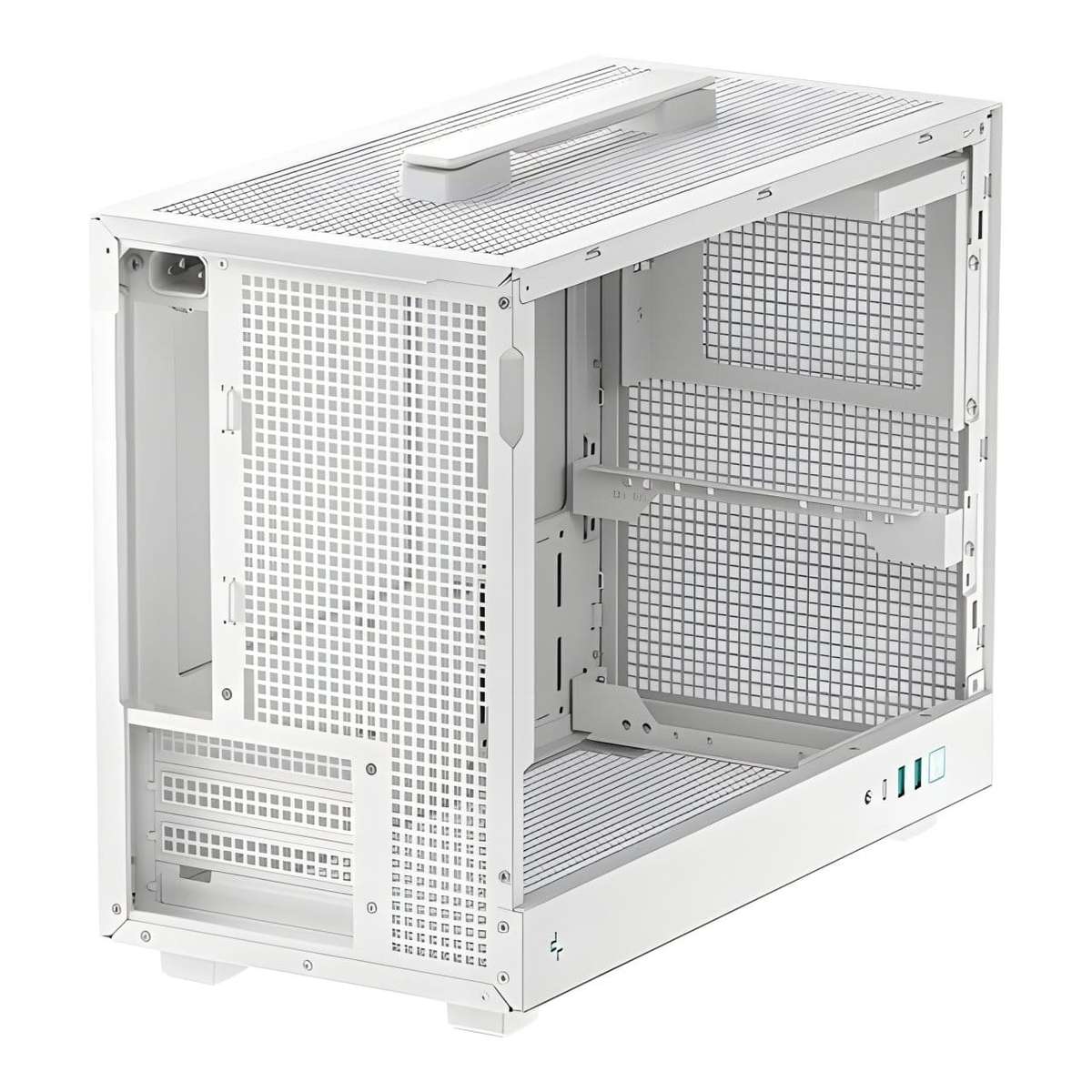 DeepCool CH160 PLUS Pixel Bits Micro-ATX Mini-Tower Desktop - White R-CH160-WHNGM0-G