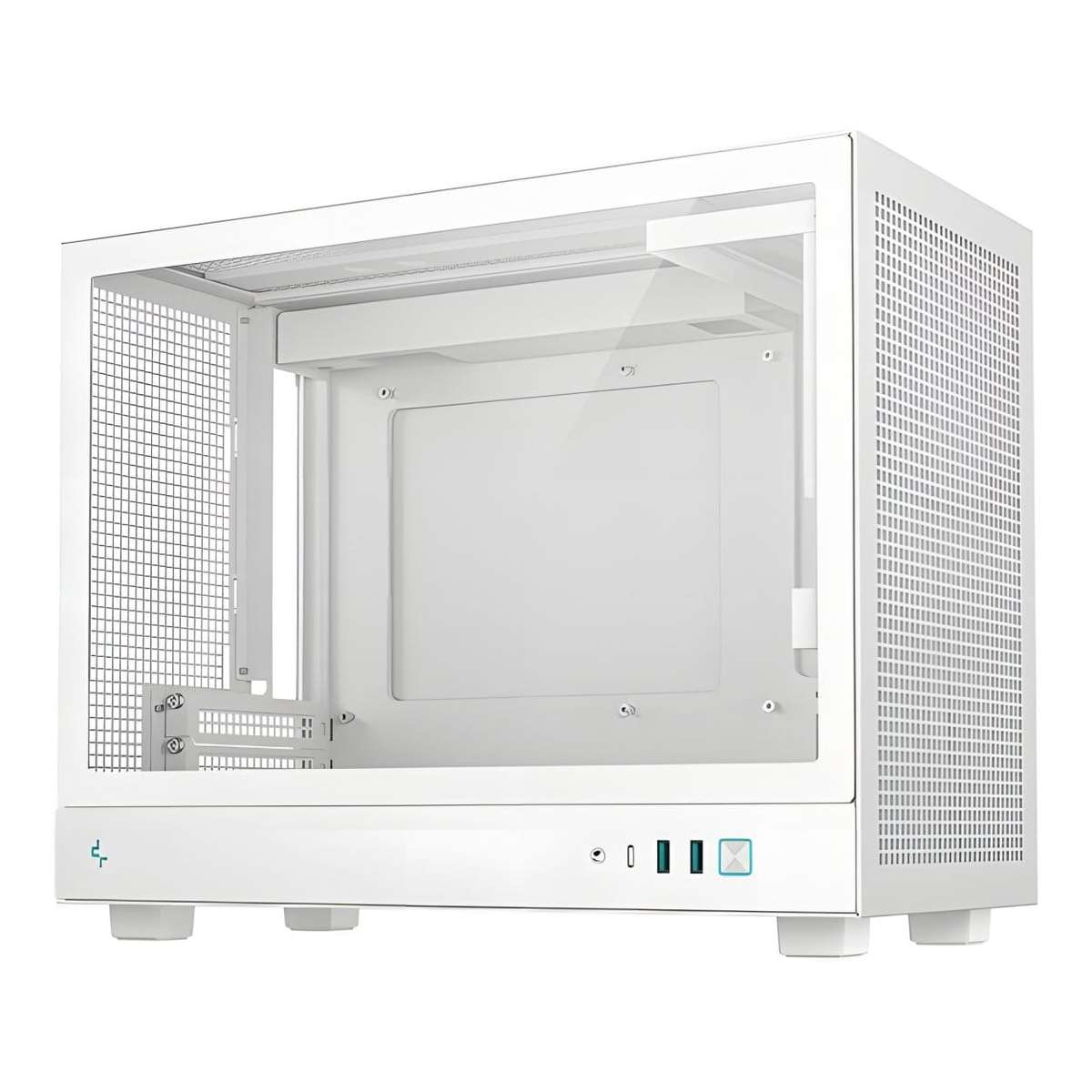 DeepCool CH160 PLUS Pixel Bits Micro-ATX Mini-Tower Desktop - White R-CH160-WHNGM0-G