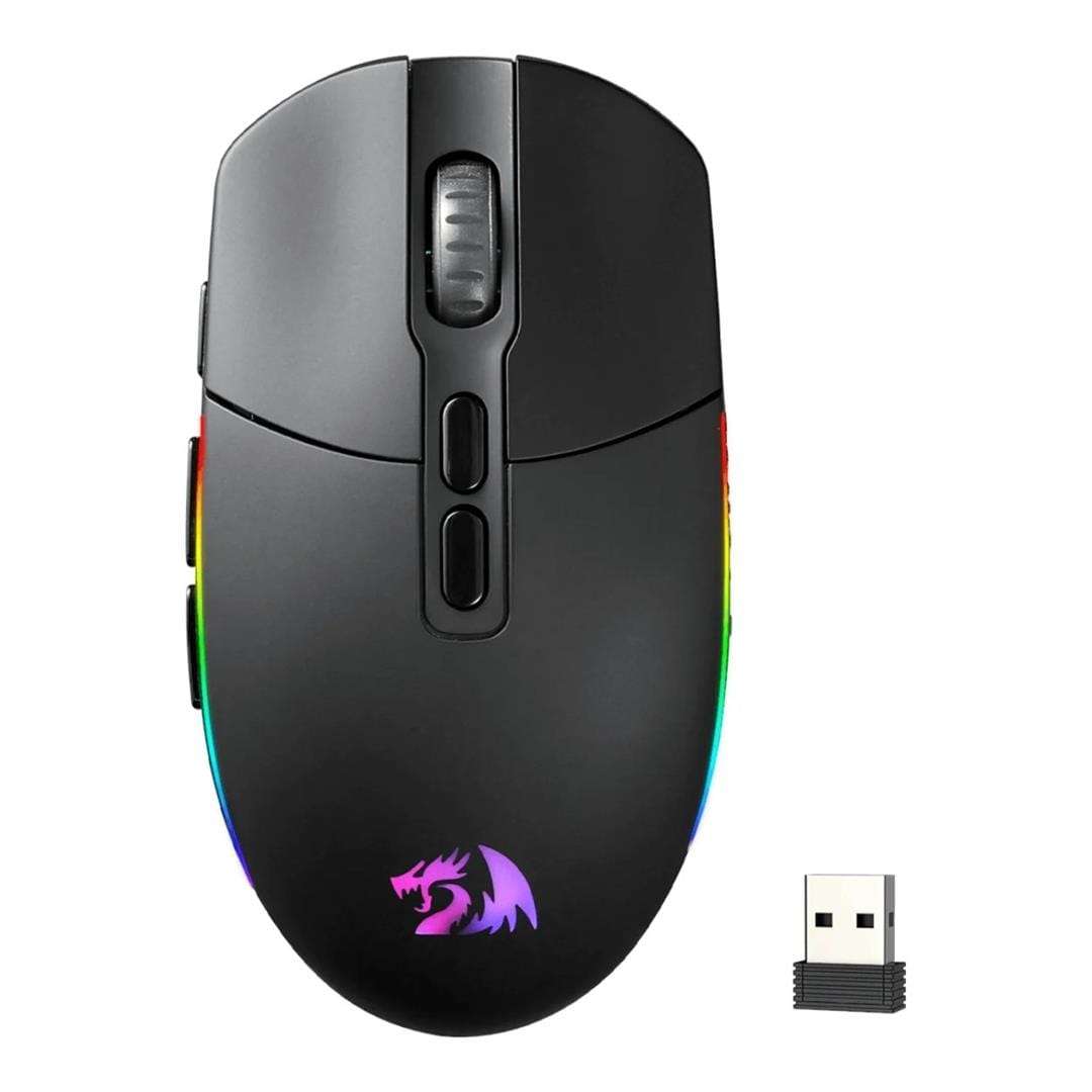 Redragon M719 Pro INVADER Wireless Gaming Mouse Black RD-M719RGB-PRO