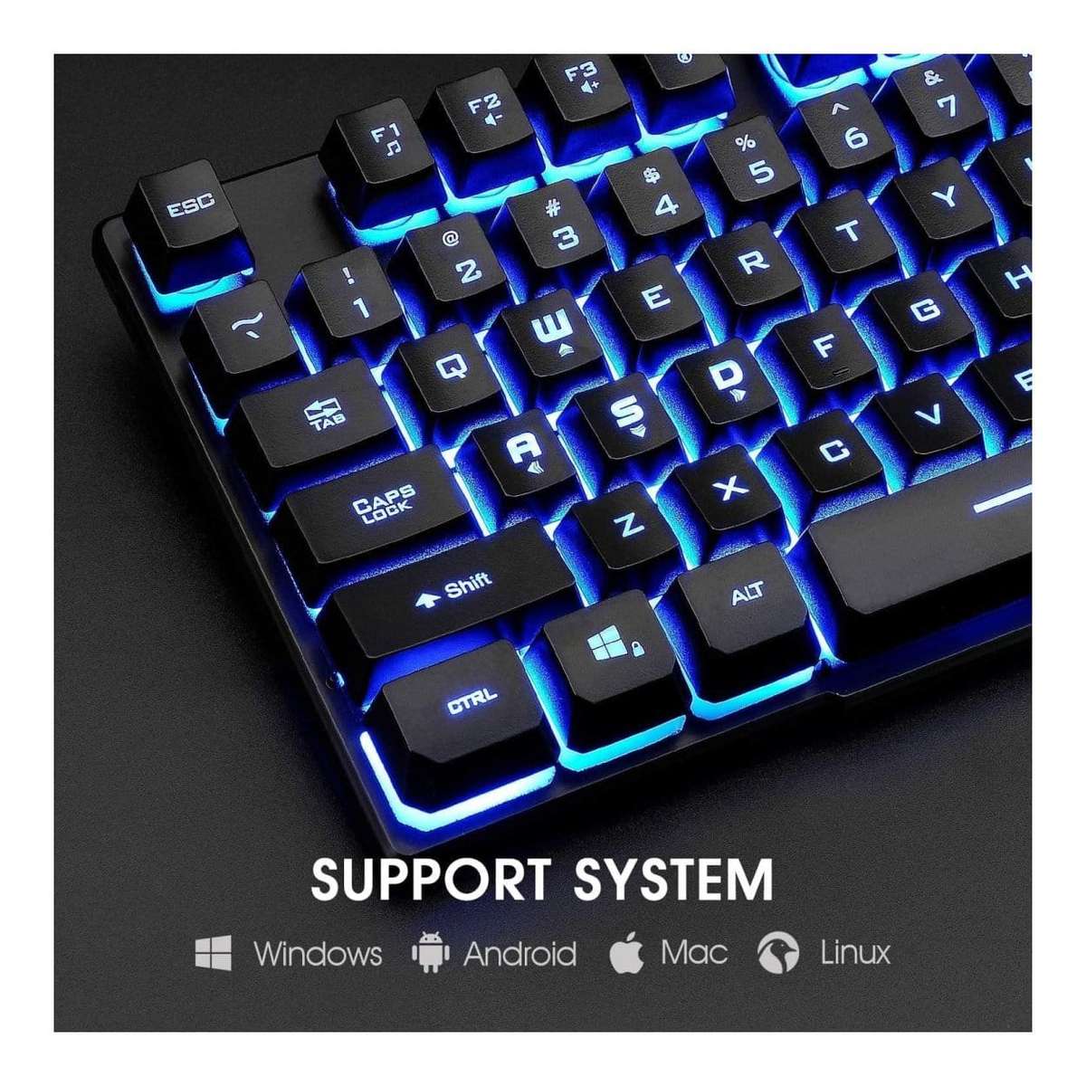 RII RK108 Wired Gaming Keyboard and Mouse Combo