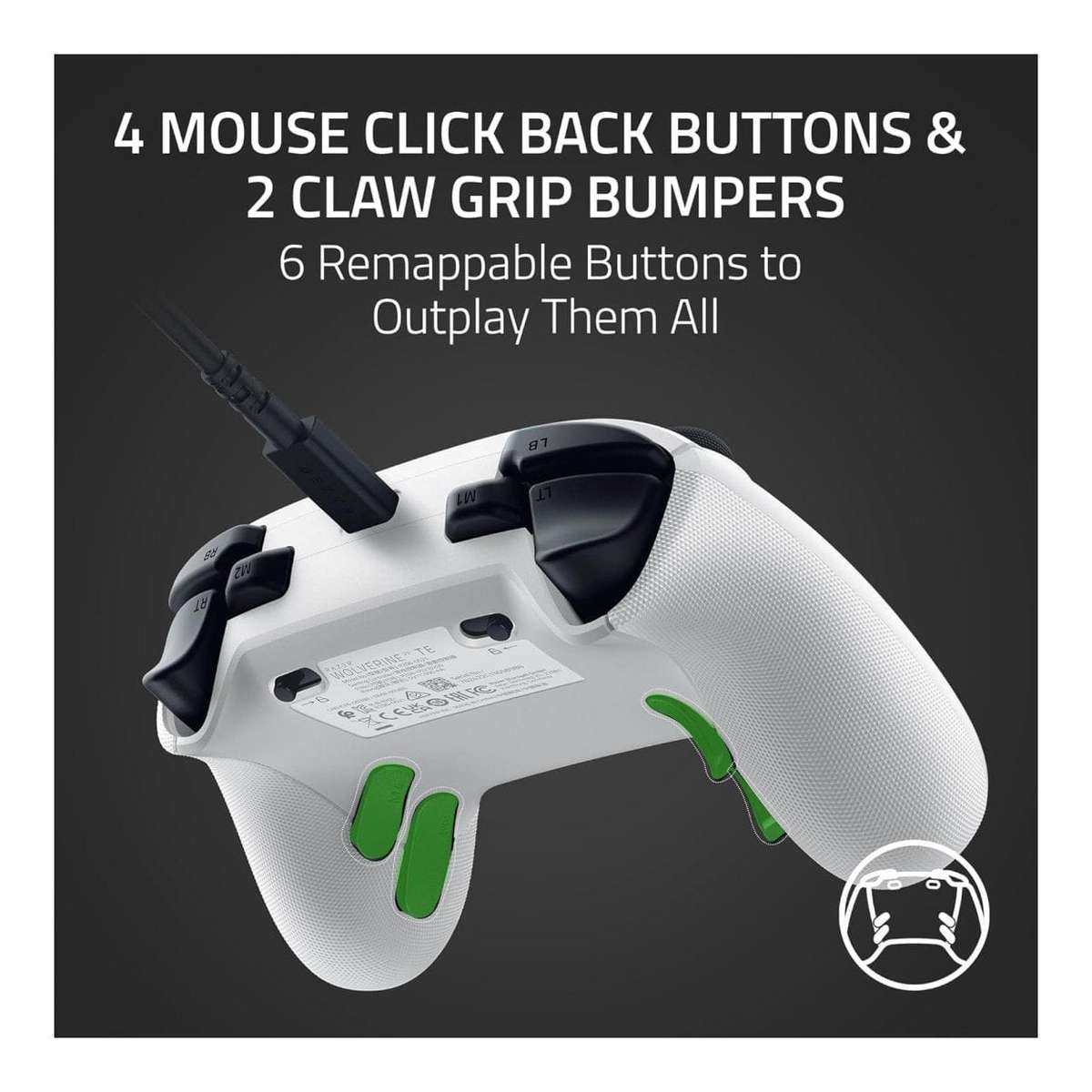 Razer Wolverine V3 Wired Gaming Controller Tournament Edition - White RZ06-05210200-R3M1