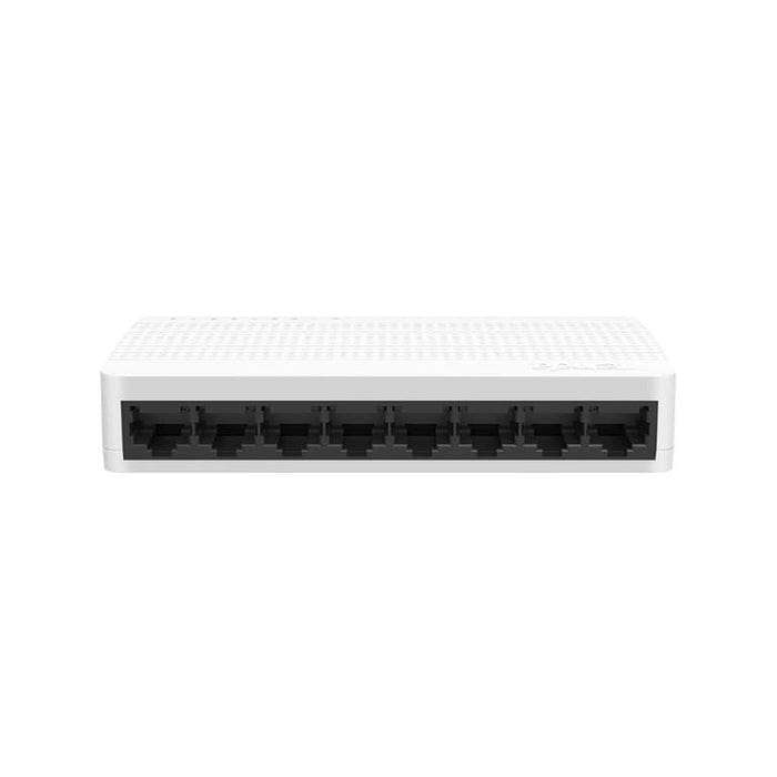 Tenda 8-Port Fast Ethernet Switch Unmanaged White S108