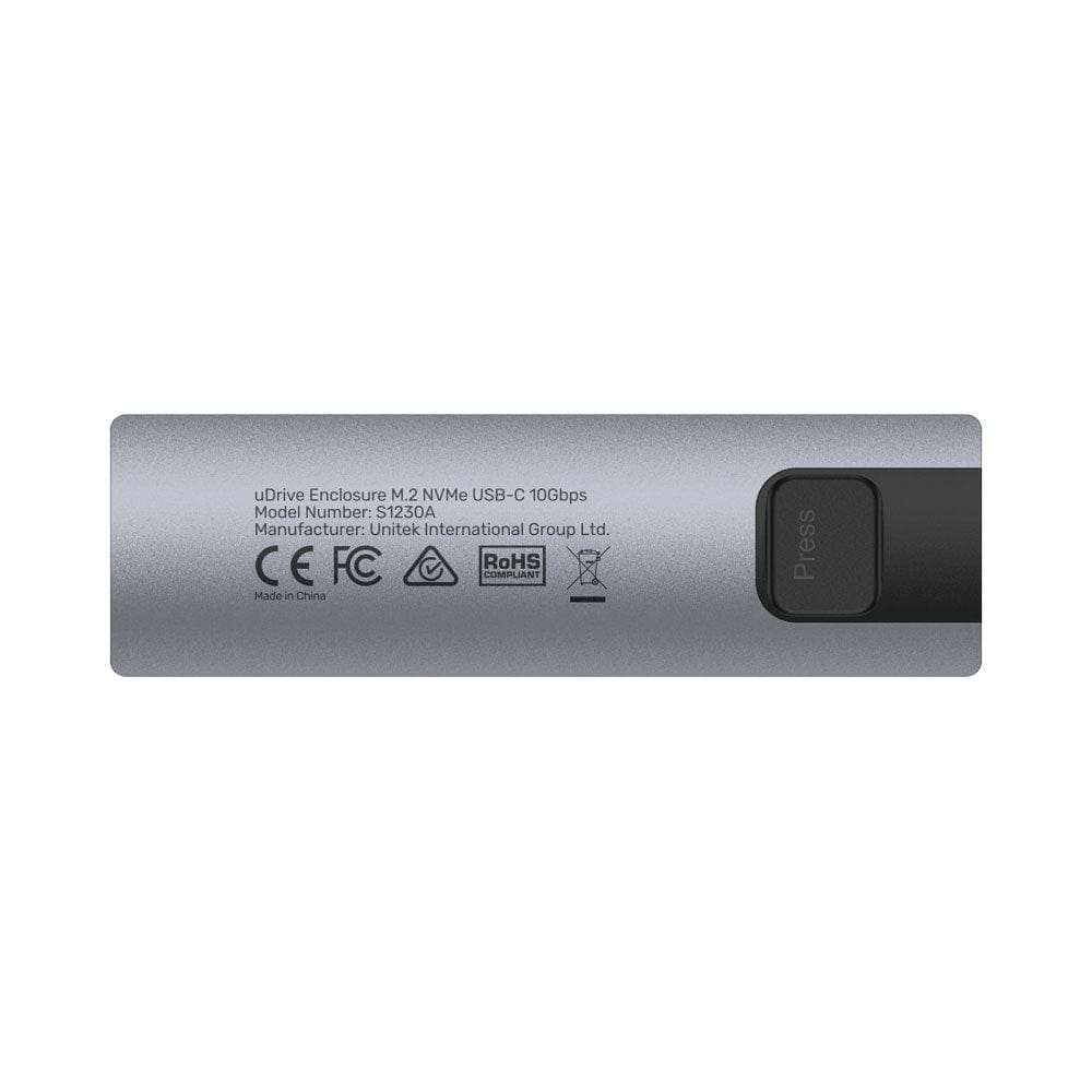 Unitek USB Type-C to M.2 NVME SATA Enclosure S1230A