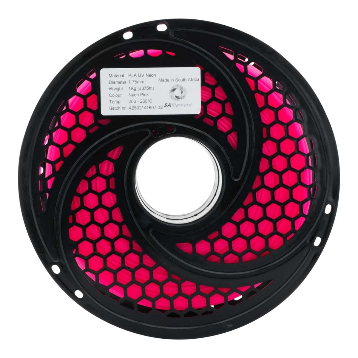 SA Filament PLA UV Neon Filament 1Kg - Pink SAF-PLA-D10
