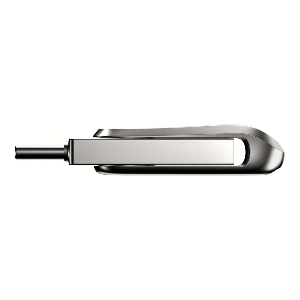 SanDisk Ultra Dual Drive Luxe 128GB Silver USB-C Flash Drive SDDDC4-128G-G46